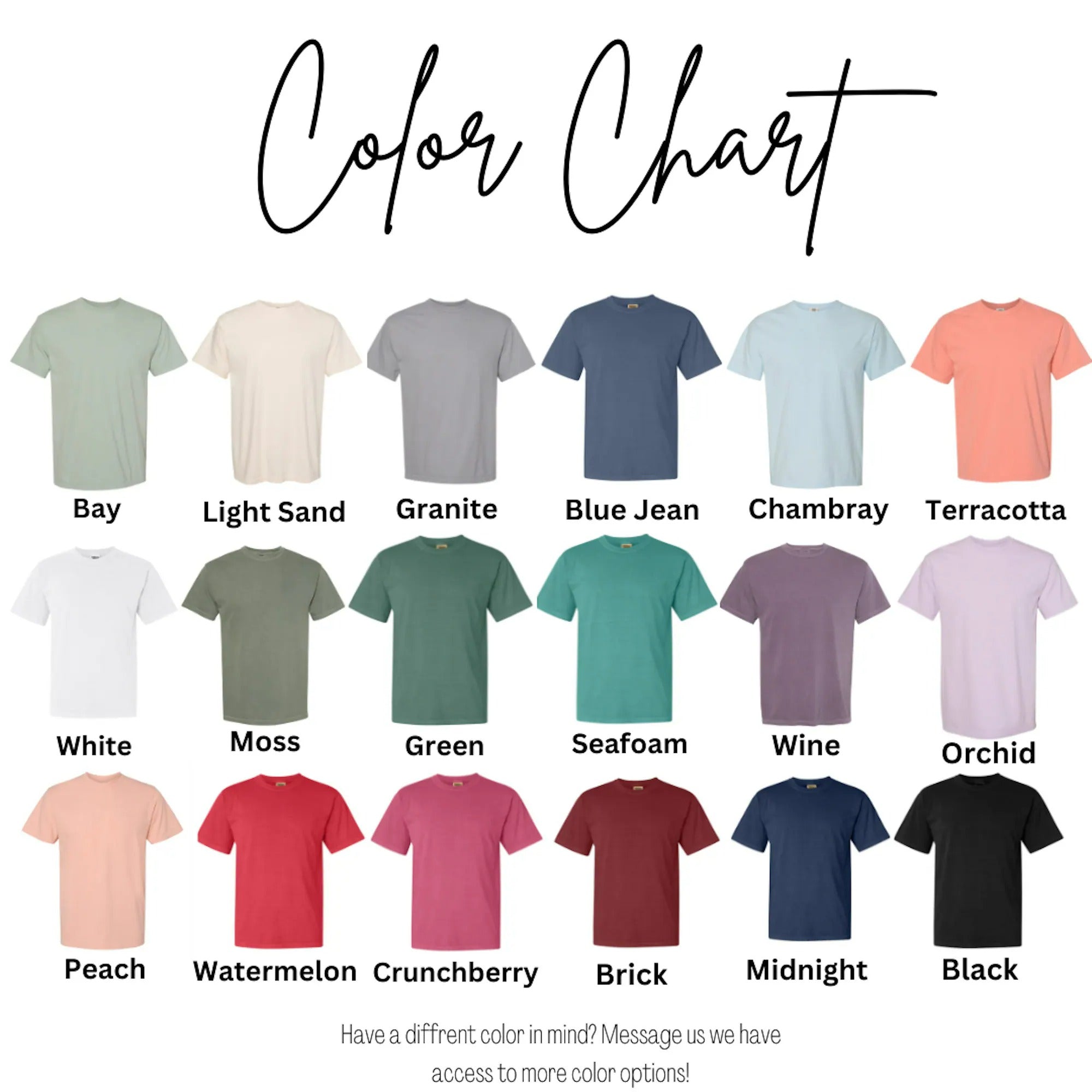 Fruit Geese Embroidered Comfort Colors Tee